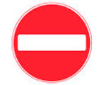 No entry sign